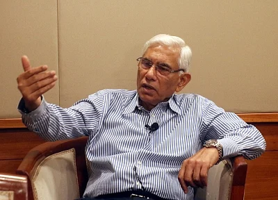New Delhi: Former Comptroller and Auditor General (CAG) of India Vinod Rai during an interview with IANS in New Delhi on Sep 11, 2019. (Photo: Bidesh MannaIANS)