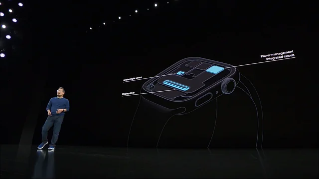 Multiple sensors have been added on the new Apple Watch.
