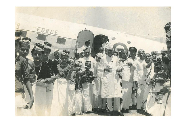 Jawaharlal Nehru in Kerala.