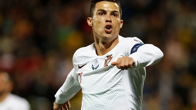 On a night of heavy scoring, Ronaldo took his international tally to a whopping 93.