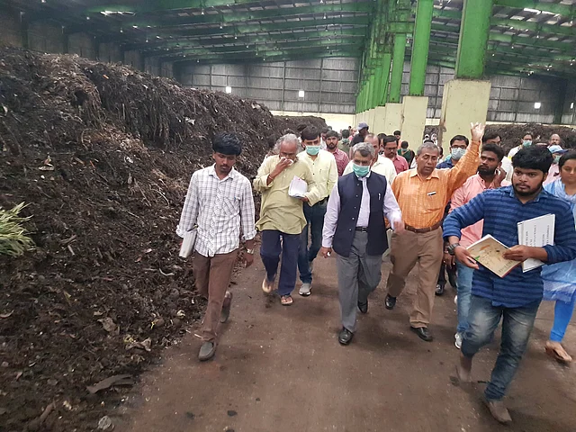Justice Subhash Adi, Chairman, NGT State Level Committee visits the SWM plant. 