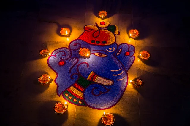 Karwa Chauth Rangoli Designs 