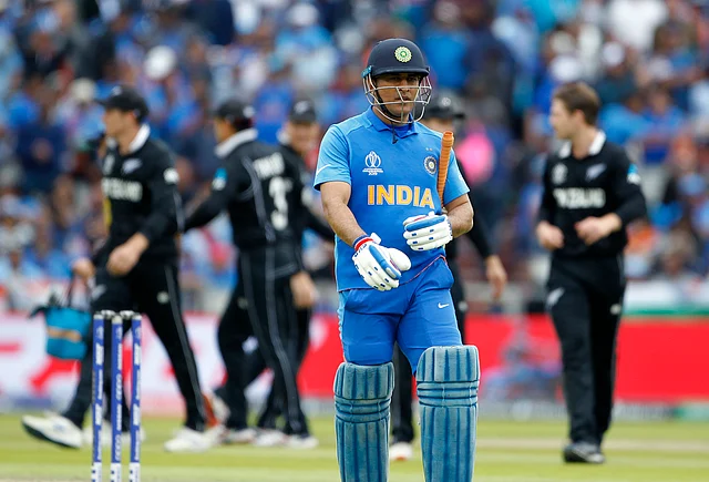 MS Dhoni’s last international appearance was India’s World Cup semi-final match against New Zealand.