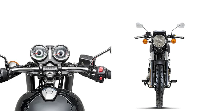 Different looking instrument cluster on the Imperiale 400.