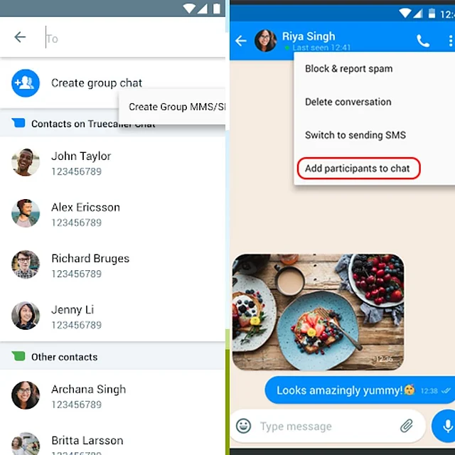 How to create Group chat on the app.