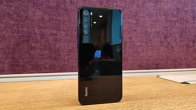 The Redmi Note 8 comes with glass both on the back and the front.