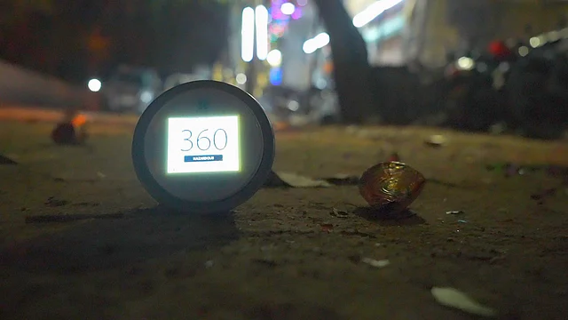 AQI recording at Lajpat Nagar, New Delhi.