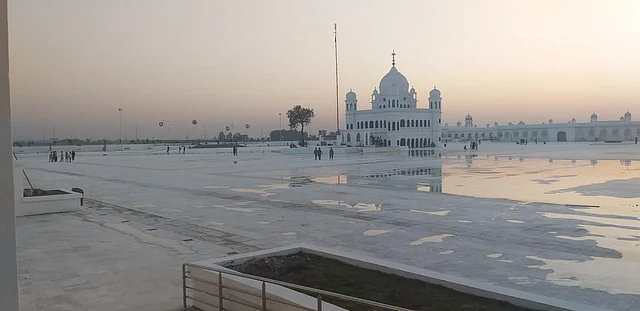 The white expanse of Kartarpur Sahib. 