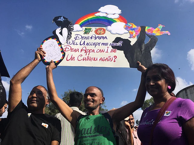 Protesters call for acceptance of LGBTQIA+ community