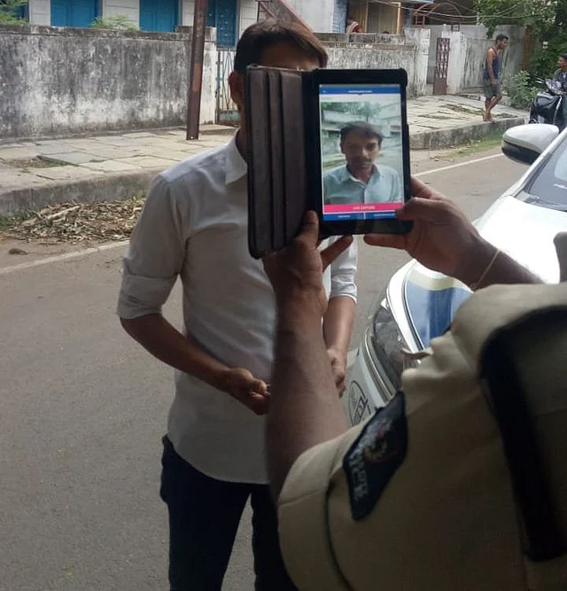 In 2018, the Hyderabad Police integrated facial recognition system to their mobile application TS-COP.