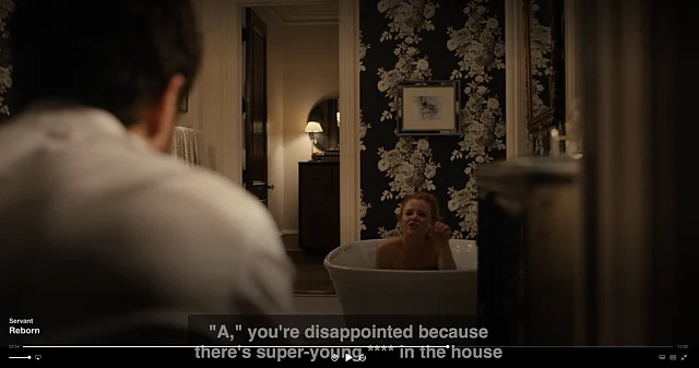 In certain scenes, some words have been beeped.