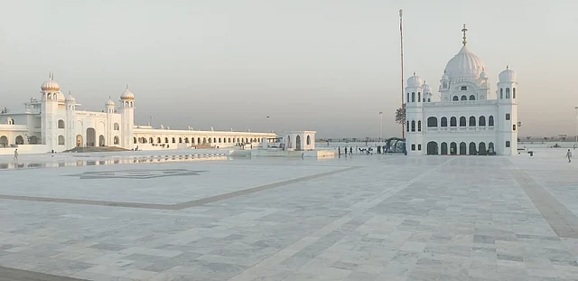 The Kartarpur Sahib gurdwara. 