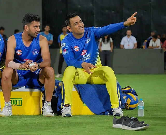 Deepak Chahar’s tryst with Dhoni began in the now-defunct Rising Pune Supergiants team in 2016.