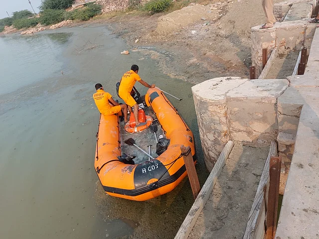 The State Disaster Response Force (SDRF) was at the site.