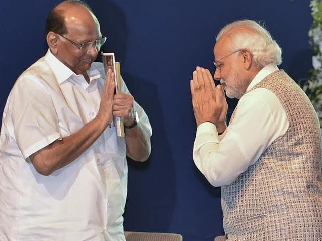 Sharad Pawar and Narendra Modi