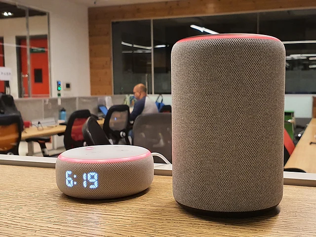 The new Echo sports the same design as the 2nd gen device.