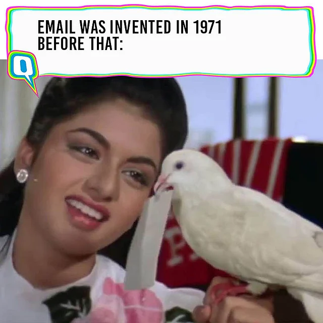 Life before e-mails.