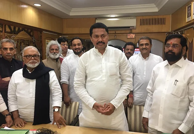Congress leader Nana Patole files nomination for Speaker election.