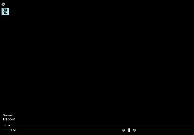 On the top left corner of the screen, a symbol of certification appears.