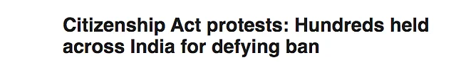 Screenshot of BBC article