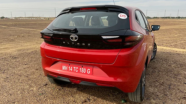 At least the car looks different from the back.