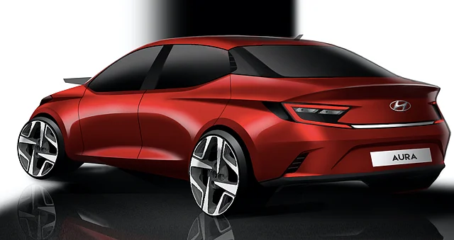 The sketches of the Hyundai Aura raised expectations about the car.