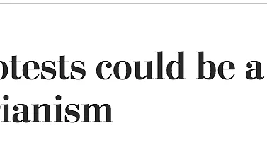 Screenshot of The Washington Post article