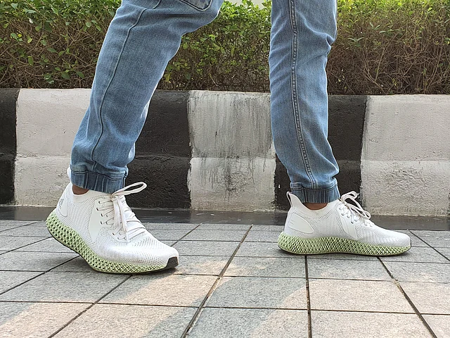 The Adidas Alphaedge 4D weighs under 400 grams.
