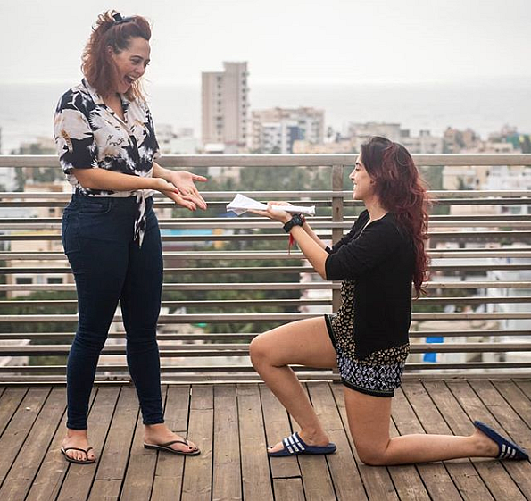 Hazel Keech and Ira Khan.