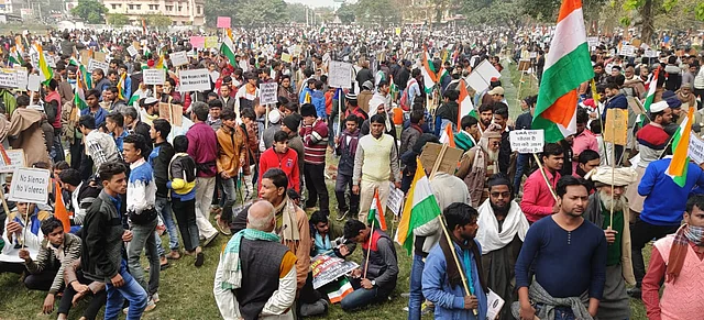 On 23 December 2019, people of Champaran gathered to march against CAA-NRC.