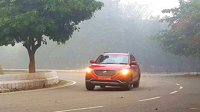 The MG ZS EV has fairly minimal body roll because of its low centre of gravity. 