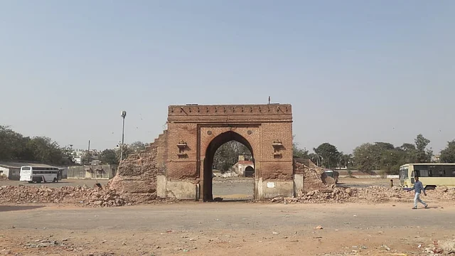 A 400-year-old Mughal era gate in Ahmedabad.