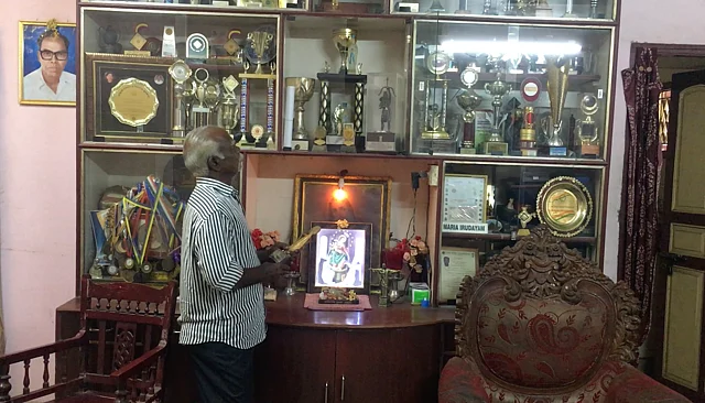 Maria’s house is dotted with hundreds of medals and trophies.