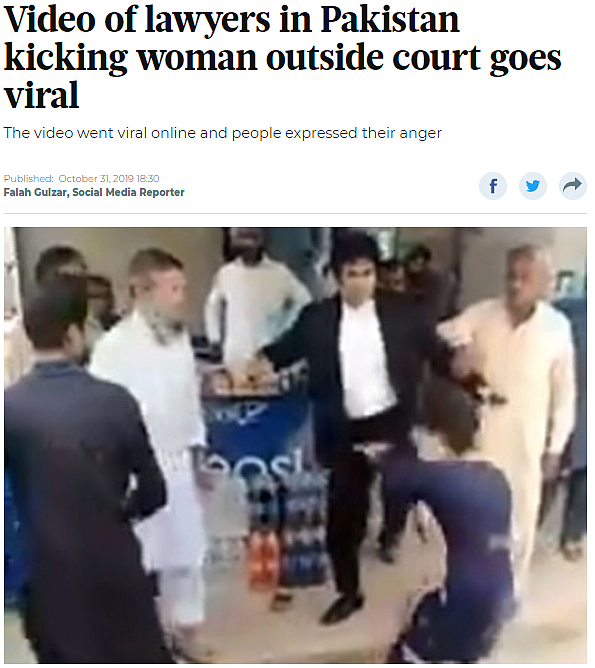 An article dated 31 October mentioned that the video had gone viral then too.