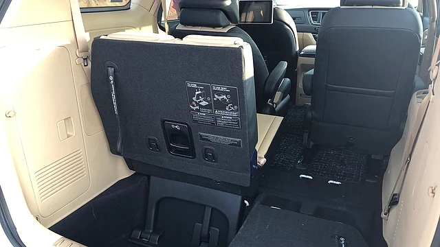 With all rows in place there’s 540-litres of boot space in the Kia Carnival.
