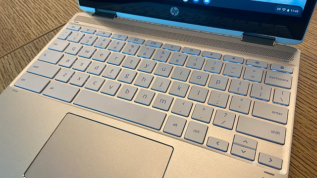 The size of this Chromebook will remind you of the netbooks.