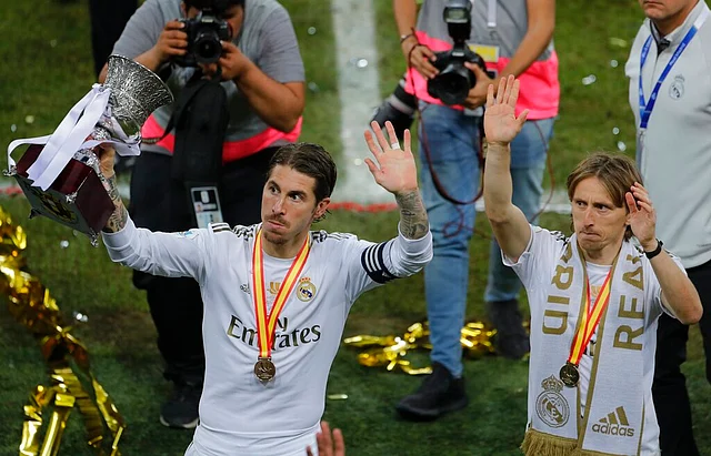 Sergio Ramos (left) and Luka Modric put up an impressive show for Real Madrid.