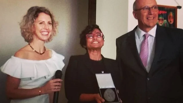 She was recently felicitated with the Franco-German prize for being a human rights’ defender by the French and German consulates in India.
