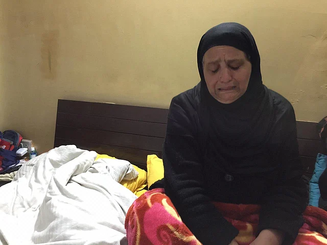 Bismillah’s friend Aafreen, who is her neighbour and traveled with her on this pilgrimage trip, says that she keeps crying and is having suicidal thoughts. “She keeps saying she will jump from the third floor of this building.”