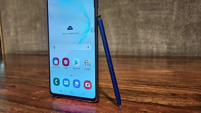 The S-Pen on the Note 10 Lite comes with Bluetooth technology.