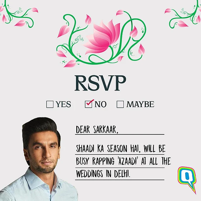 Awaaz uthayenge... sirf shaadiyon mein! 