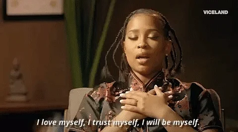 People fall in love with themselves.