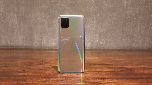 The company has made the back with something it’s calling glasstic.