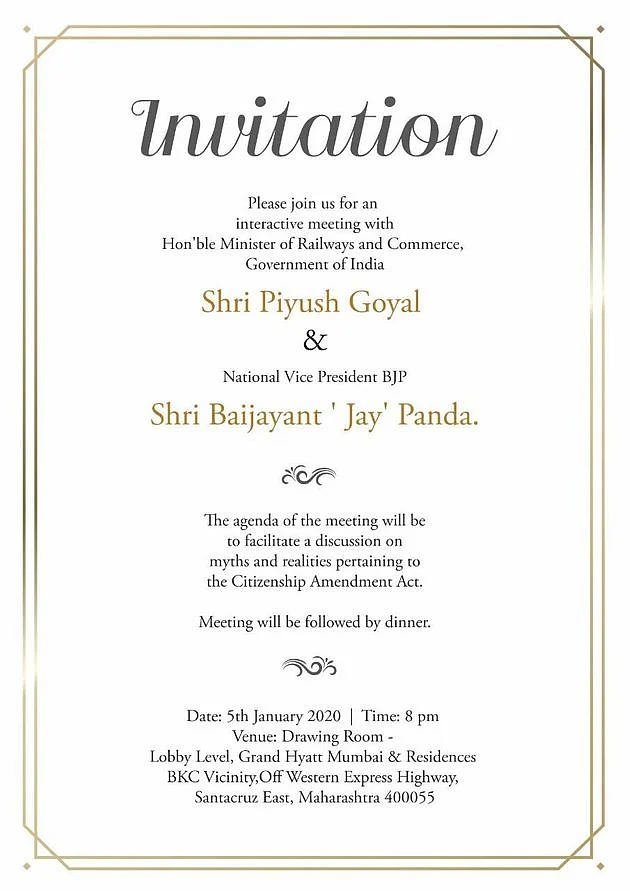 Invite for an interactive discussion on CAA.