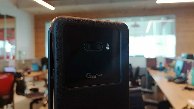 The phone comes with a duel camera setup at the back.