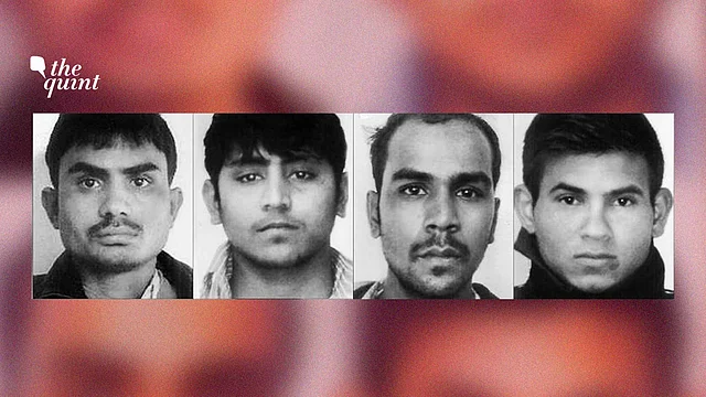 Composite image of the four Nirbhaya gang rape convicts.