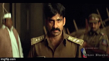 Ravi Teja is as melodramatic as he's comic.