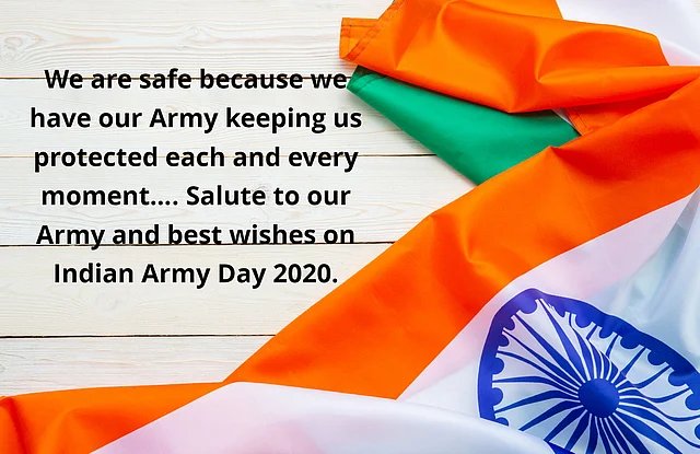 Army Day Wishes in English.
