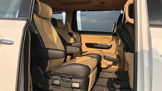 The rear seats have a range of adjustments and plenty of space. 