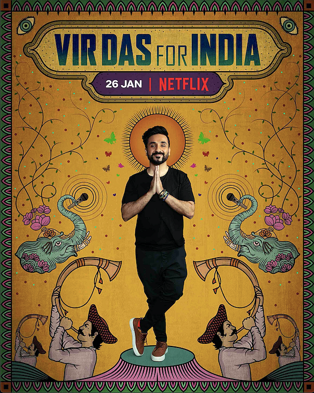 Vir Das talks about everything Indian possible in <i>For India.</i>